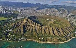 Diamond Head and the crater